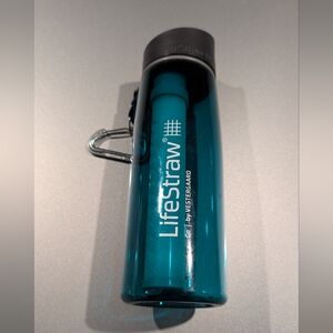 Teal Water Bottle with Filter